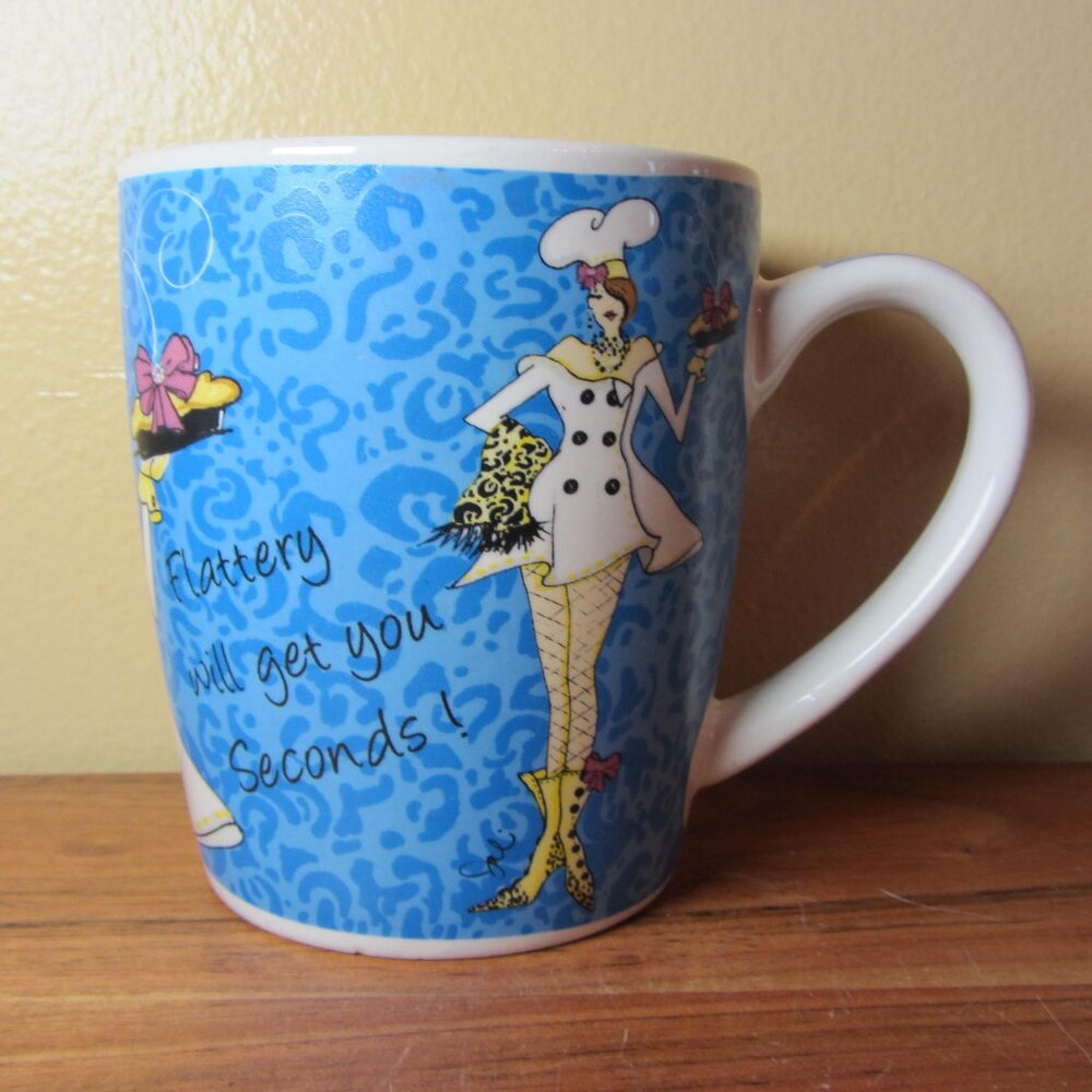 *BOGO mugs* 14 oz delish american atelier mug girls with attitude (H210)